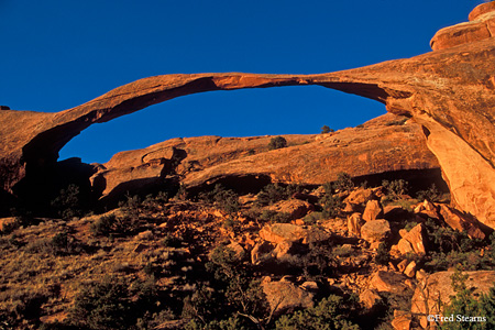 Landscape Arch in teh esrly Morning
