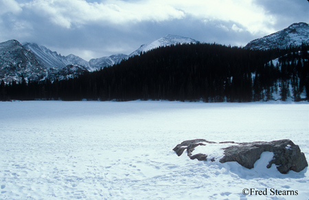 Rocky Mountain NP Longs Pea over Bear Lake