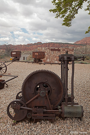 Silver Reef Ghost Town Power Gear Mining Trams